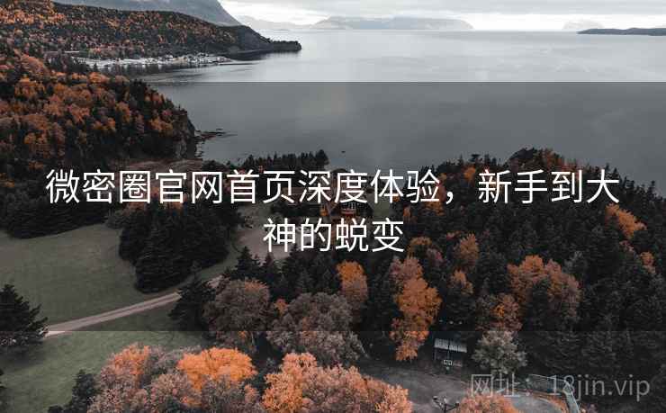 微密圈官网首页深度体验，新手到大神的蜕变